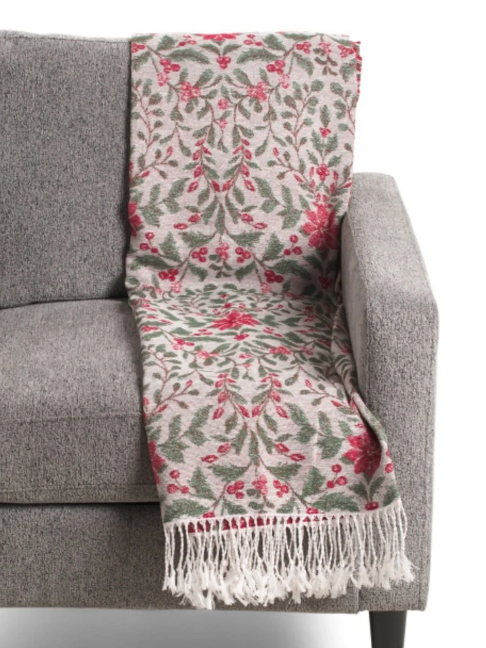 Martha Stewart Floral Woven Throw